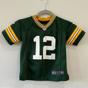 Nike Kids Size 4 Green Bay Packers Jersey